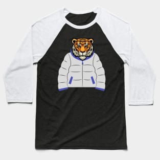 cool tiger with a jacket Baseball T-Shirt